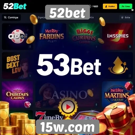 52bet oferece uma variedade de jogos de cassino online