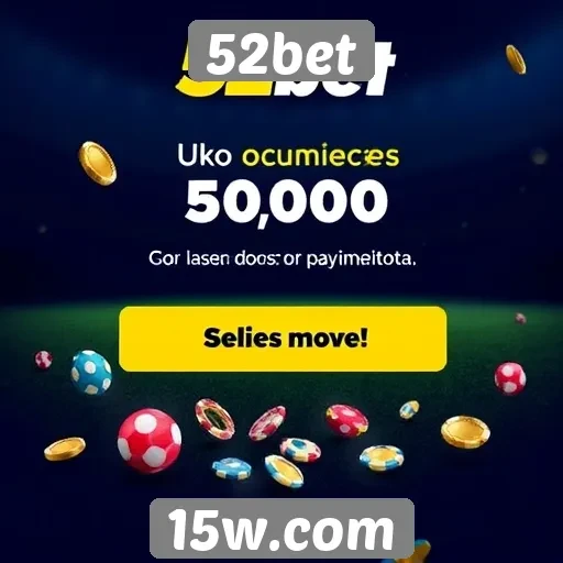 Promoções e bônus disponíveis no 52bet